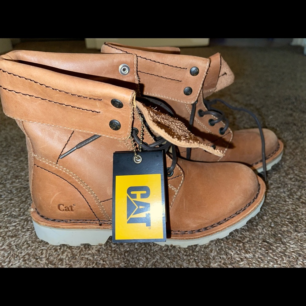 New CAT boots. Never worn. Size 7